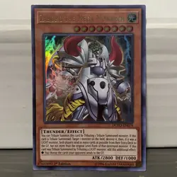 1ST EDITION ZABORG THE MEGA MONARCH 1996 DUPO-EN079 YUGIOH CARD (LP/MP) - Image 1