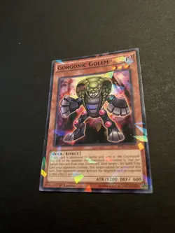 YUGIOH! 1-GORGONIC GOLEM-SHATTERFOIL-1ST EDITION-BP03-EN110 - Image 1