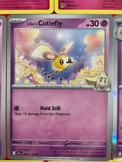 x7 Cutiefly Ribombee pokemon cards mixed lot set unique cute Rare fairy type - Image 5