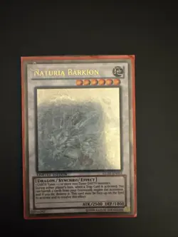 Naturia Barkion GLD5-EN033 Gold Ghost Rare Card Lightly Played Limited Edition - Image 1