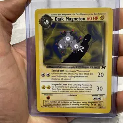 Pokemon Dark Magneton 28/82 Team Rocket Regular Non-Holo Rare NM Vintage Card - Image 1