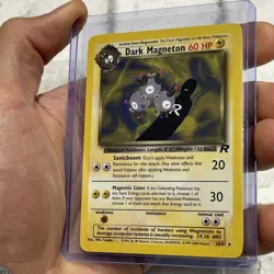 Pokemon Dark Magneton 28/82 Team Rocket Regular Non-Holo Rare NM Vintage Card - Image 2
