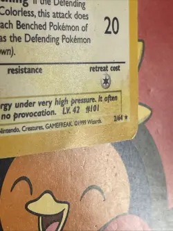Electrode 2/64 Pokemon Card TCG Jungle Unlimited Holo MP/HP - Image 5