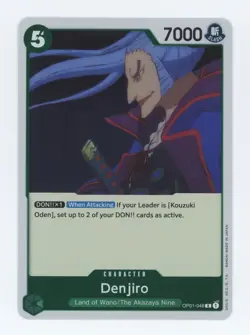 Denjiro OP01-046 One Piece Card Game Romance Dawn Foil English - Image 1