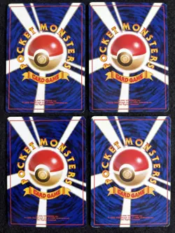 Set of 4 Misty's Tears Gym Deck banned Art card Japanese Pokemon Card 1998 MP - Image 2