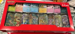 Pokemon Prismatic Evolutions Mini Tins + Promo Cards Brand New - Image 1