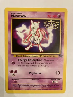 Mew and Mewtwo Pokemon promo card cards 4 - Image 3