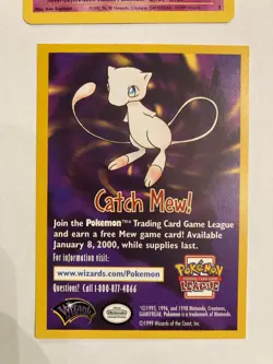 Mew and Mewtwo Pokemon promo card cards 4 - Image 5