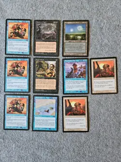MAGIC THE GATHERING LOT - VISIONS - TEMPEST - GREAT MIX OF CARDS AND LAND! - Image 2