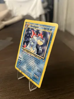 Pokemon TCG Feraligatr Neo Genesis Holo Unlimited Rare Card 4/111 - Image 2
