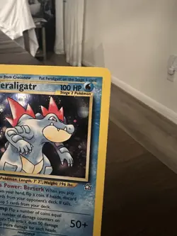 Pokemon TCG Feraligatr Neo Genesis Holo Unlimited Rare Card 4/111 - Image 5