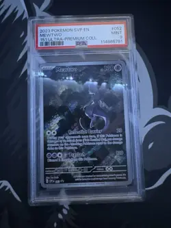 Pokemon TCG 2023 Ultra Premium Mewtwo Promo Card #052 PSA 9 - Image 1
