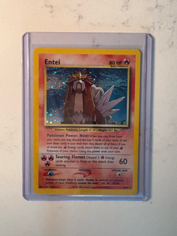 Entei 06/64 Holo Unlimited Lightly Played Neo Revelation Pokemon Card TCG - Image 1