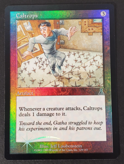Caltrops - Urza's Destiny - FOIL - LP - MTG Magic the Gathering Card - Image 1