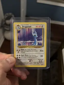 Pokemon TCG Dragonair Base Set Rare Card 18/102-NM - Image 1