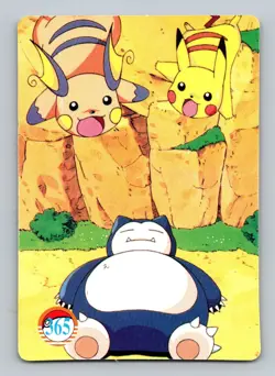 Pokemon Card - Snorlax, Raichu & Pikachu #365 - Vending Machine - Holo - Image 2
