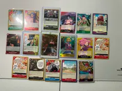 One Piece Japanese Card Lot Of 17 New Set - Image 1