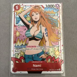 One Piece Card Game Nami ST01-007 Treasure Rare TR OP06 Wings Of The Captain - Image 1