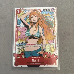 One Piece Card Game Nami ST01-007 Treasure Rare TR OP06 Wings Of The Captain - Image 2
