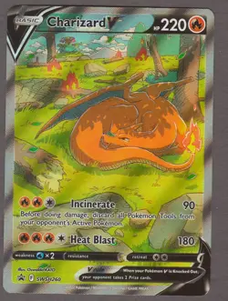 Charizard V SWSH260 Alternate Art Promo Ultra Rare Holo Pokemon Card NM - Image 1