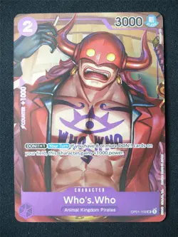 Who's.Who OP01-109 UC Foil Alt Art - One Piece Card #91H - Image 1