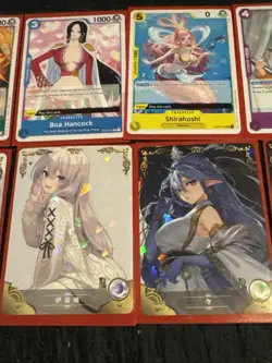 10 Anime Goddess Story And One Piece Waifu Trading Card Lot 1 NM Rares Included - Image 3