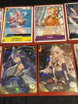 10 Anime Goddess Story And One Piece Waifu Trading Card Lot 1 NM Rares Included - Image 4