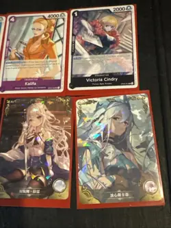 10 Anime Goddess Story And One Piece Waifu Trading Card Lot 1 NM Rares Included - Image 5