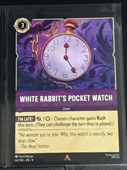 Disney Lorcana Alice in Wonderland Theme 7 Card Lot Queen of Hearts/White Rabbit - Image 4