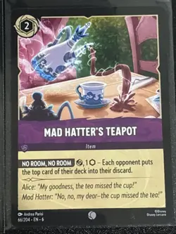 Disney Lorcana Alice in Wonderland Theme 7 Card Lot Queen of Hearts/White Rabbit - Image 5