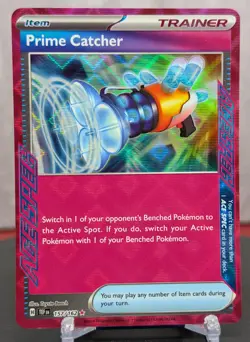 Pokemon Prime Catcher #157/162 Temporal Forces Ace Spec Holo - Image 1