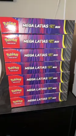 Pokemon TCG Mega Evolution Mega Latios EX Box Brand New & Sealed LOT OF 7. - Image 1