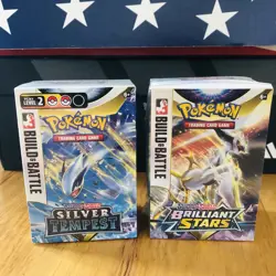 Sealed Pokemon Build & Battle - 1 Silver Tempest, 1 Brilliant Stars - Image 1