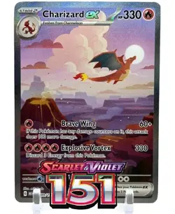 Pokemon Scarlet & Violet 151 Reverse Holo Gold Illustration Art Rare YOU PICK - Image 1