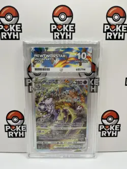 Pokemon Mewtwo VSTAR GG44/GG70 Crown Zenith ACE 10 GEM MINT - Image 1