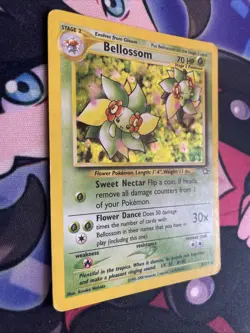 Bellossom Neo Genesis Unlimited Holo Rare 3/111 MP Pokemon TCG English - Image 2