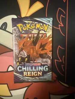 Pokemon Chilling Reign Factory Sealed Booster Pack 1 Pack - Image 1