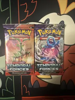 Pokemon Temporal Forces Factory Sealed Booster Packs 2 Packs - Image 1