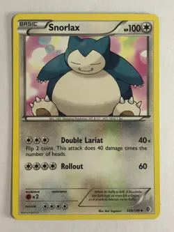 Pokemon TCG Boundaries Crossed Snorlax 109/149 Near Mint - Image 1