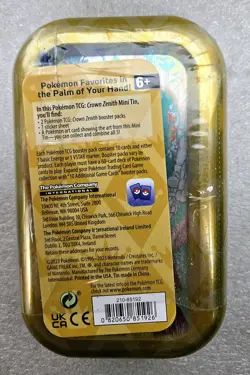 × 5 LOT Full Set CROWN ZENITH Mini Tins H22 Pokemon TCG Factory Sealed - Image 4