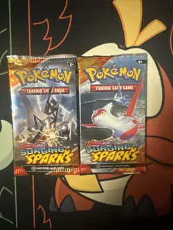 Pokemon TCG Surging Sparks Booster Pack X2 - Image 1