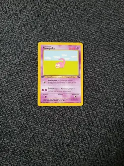 Pokemon Fossil Set 1st Edition Regular Finish Slowpoke 55/62 LP-NM OC1611 - Image 1