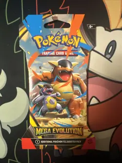 Pokemon Mega Evolution Sleeved Booster Pack - Image 1