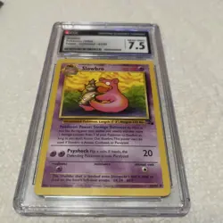 Slowbro Fossil 1999 Pokemon TCG Set 43/62 CGC7.5 - Image 1