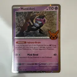 Munkidori Cosmos Holo Rare 095/167 Pokemon TCG Trick or Trade NM/M - Image 1
