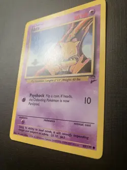 Pokemon TCG Abra 065/130 Base Set 2 Unlimited Common LP - Image 2