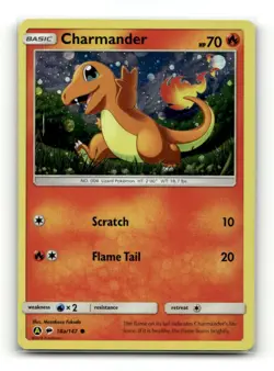 Charmander 18a/147 Common Burning Shadows Pokemon LP - Image 1