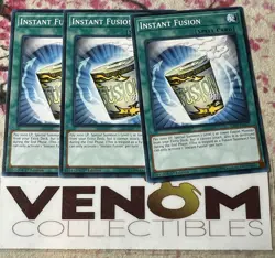 3x (M/NM) - Instant Fusion - SDSH-EN027 - Common - 1st Edition YuGiOh - Image 1