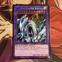 Yu-Gi-Oh! Dragon Master Knight LCKC-EN065 Secret Rare Unlimited NM - Image 1