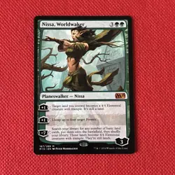 MTG Nissa, Worldwaker (187/298) Magic 2015 Reg Mythic NM/Unplayed **Ships Free** - Image 1